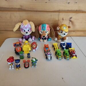 Huge Bundle of Paw Patrol‎ Plush Mini figure and Cars 20 Pieces